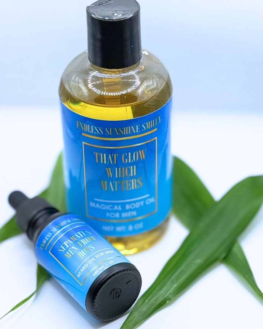 Beard and body Oil for Men set– “Separates Men from Boys”