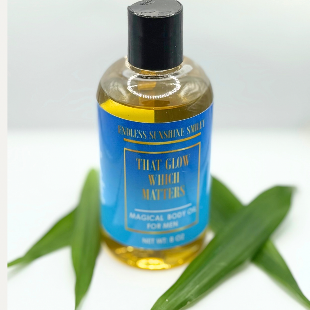 Magical Body Oil for Men – Smooth, Strong, & Scented