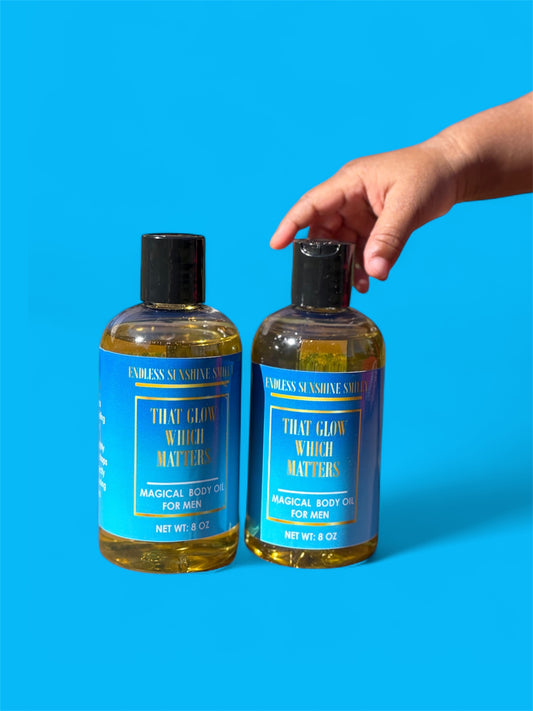 Magical Body Oil for Men – Smooth, Strong, & Scented